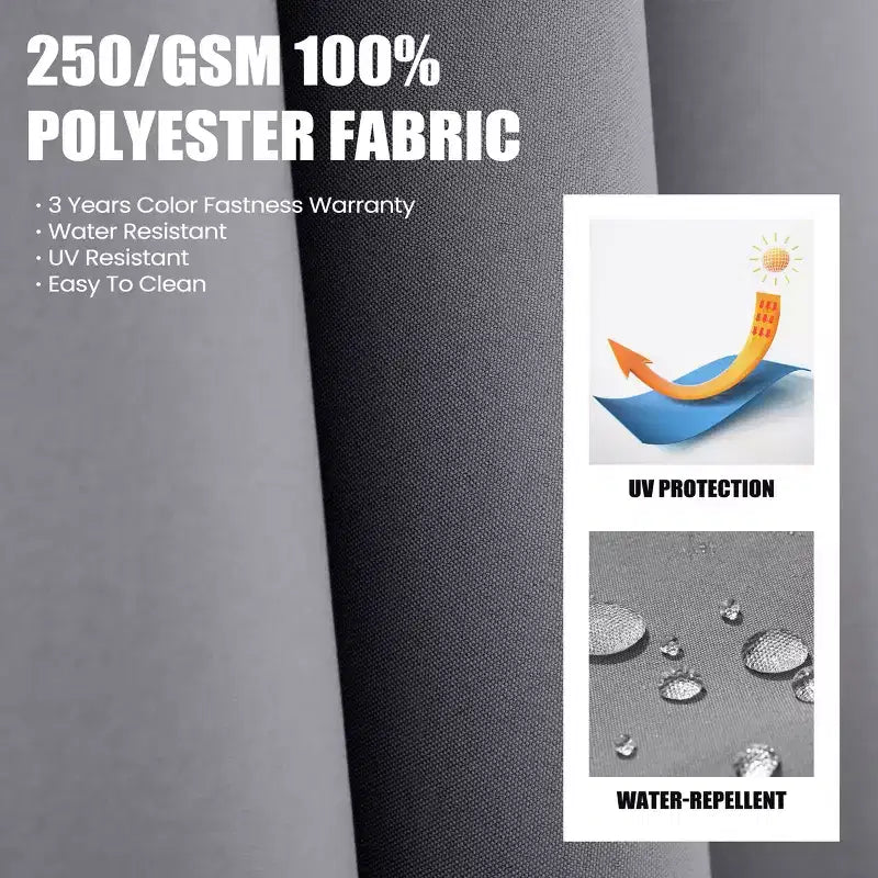 Parasol déporté inclinable et orientable pour extérieur