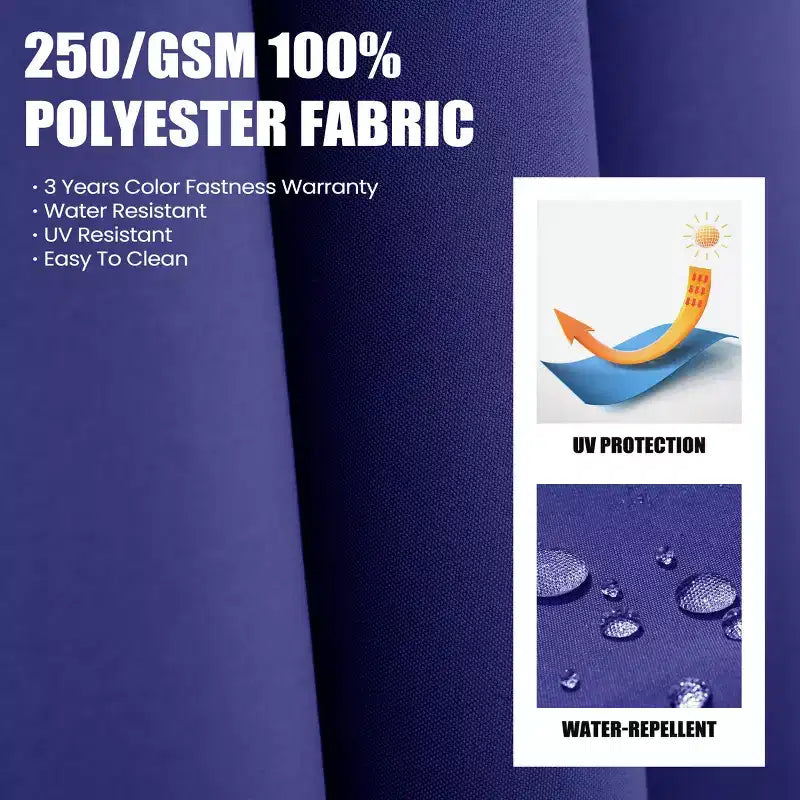 Parasol déporté inclinable et orientable pour extérieur
