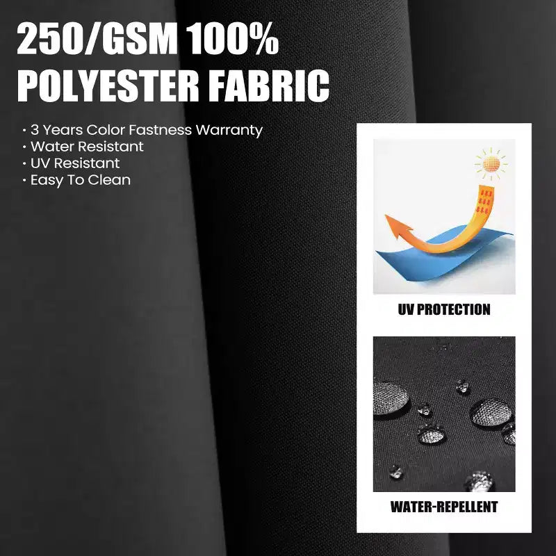 Parasol déporté inclinable et orientable pour extérieur