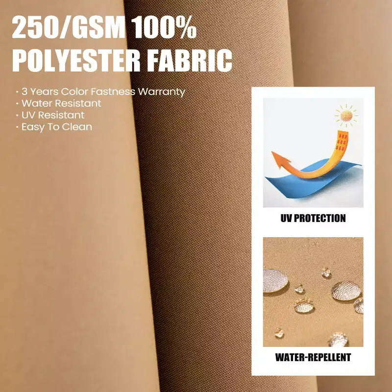 Parasol déporté inclinable et orientable pour extérieur