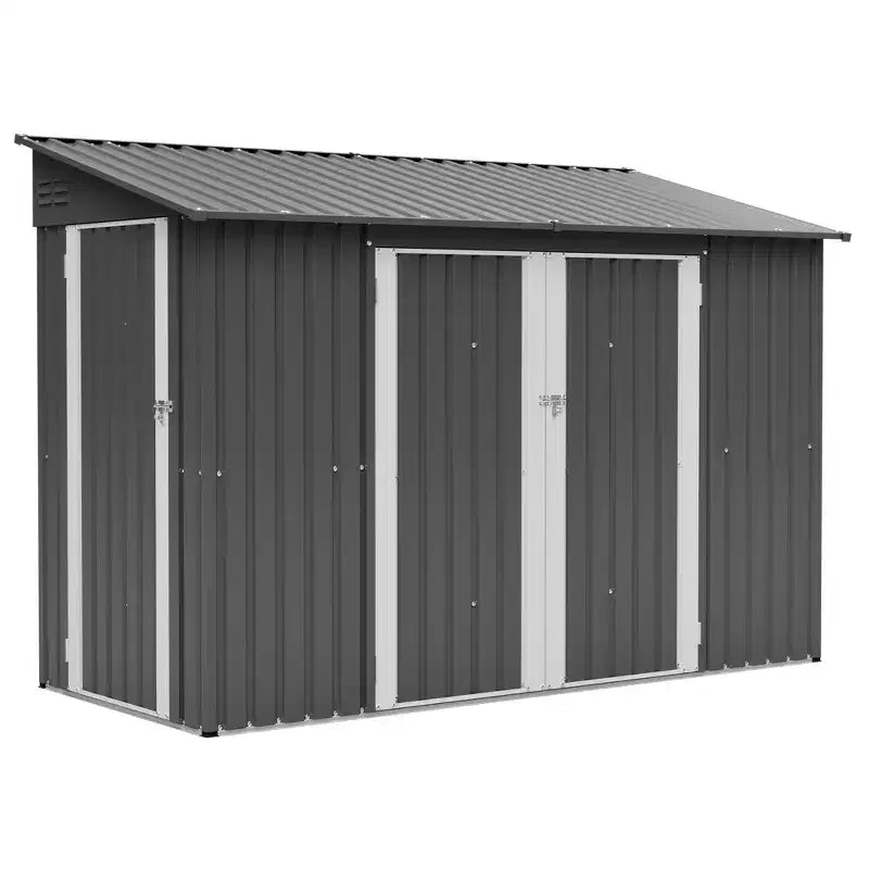Abri de jardin avec accès latéral pratique et porte verrouillable