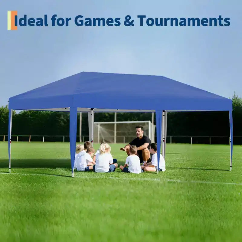 Tonnelle Pop-Up Robuste Tente Pavillon Extérieur Imperméable Murs