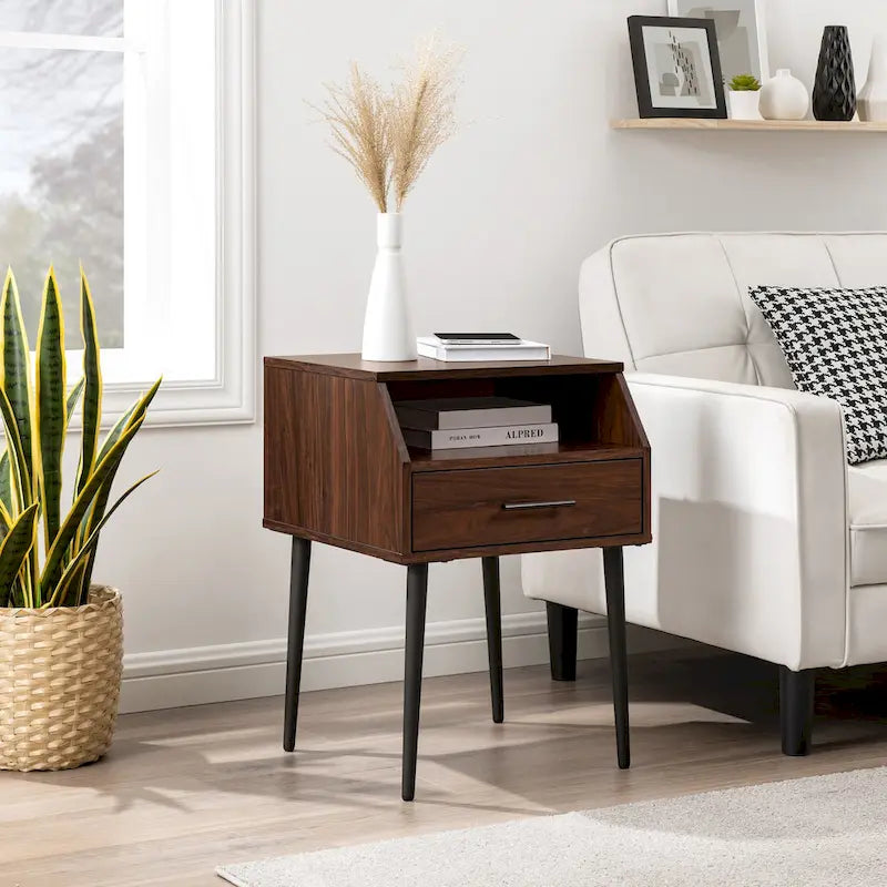 Table d'appoint contemporaine et minimaliste