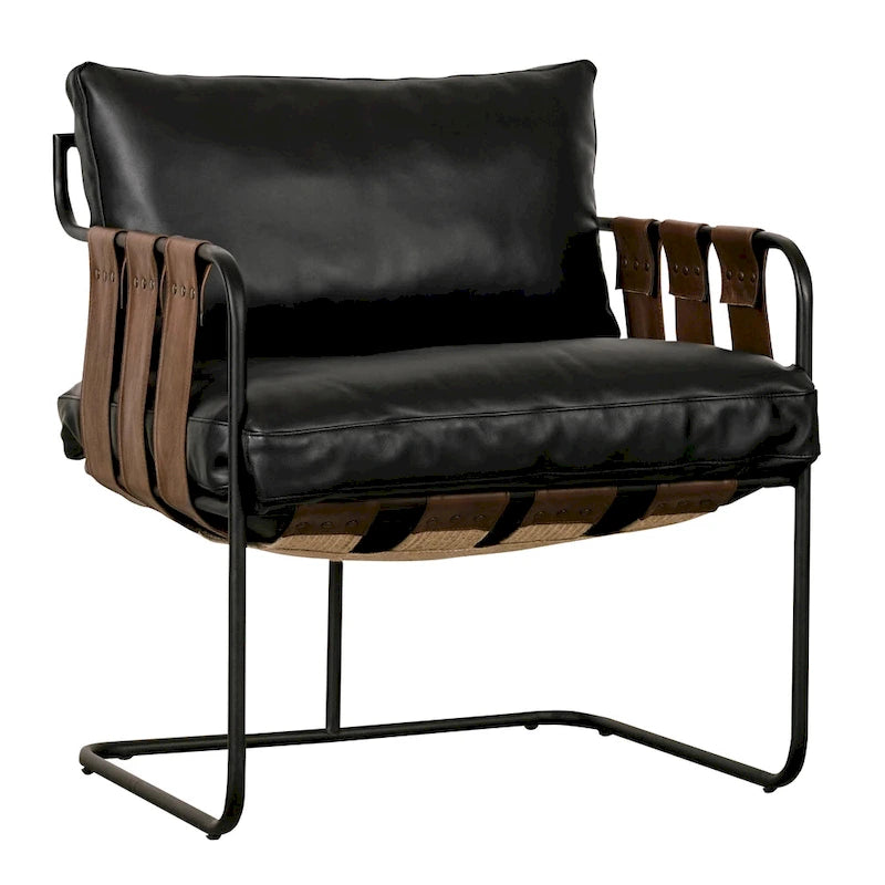 Fauteuil d'appoint en cuir