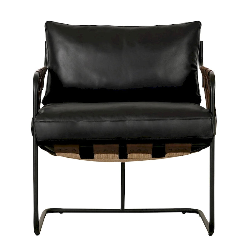 Fauteuil d'appoint en cuir
