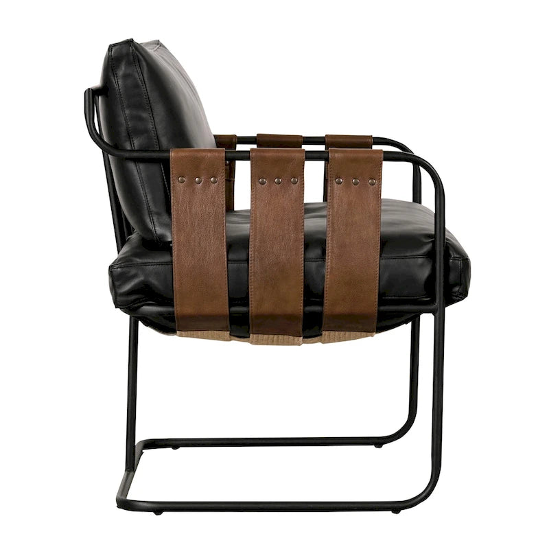 Fauteuil d'appoint en cuir