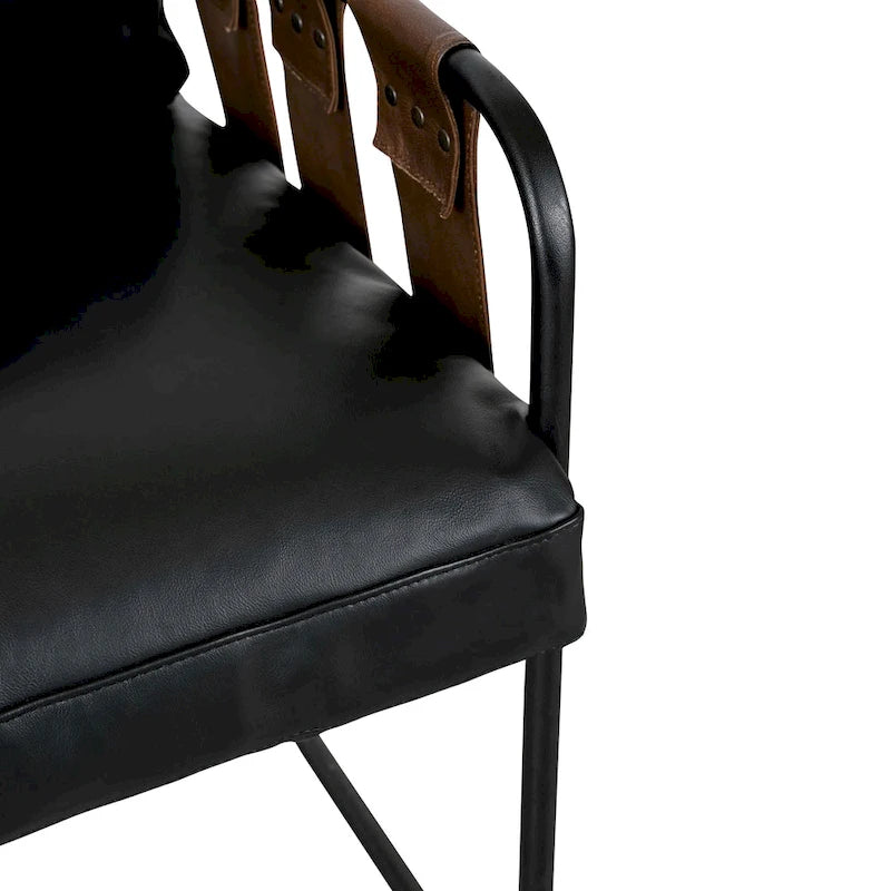 Fauteuil d'appoint en cuir