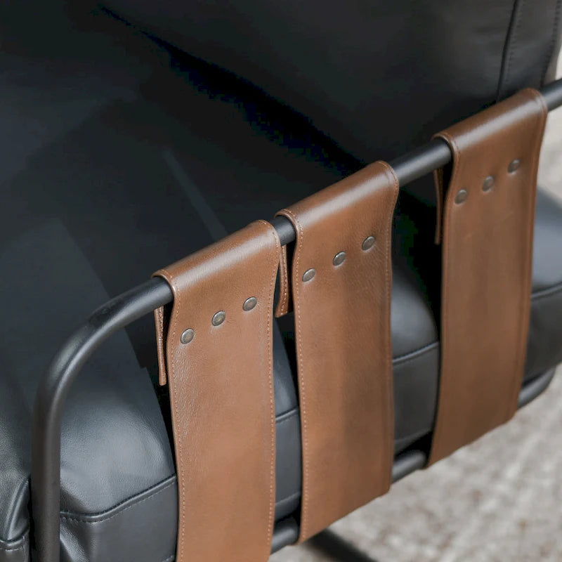 Fauteuil d'appoint en cuir