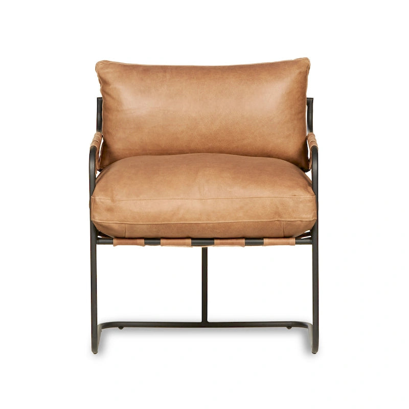 Fauteuil d'appoint en cuir