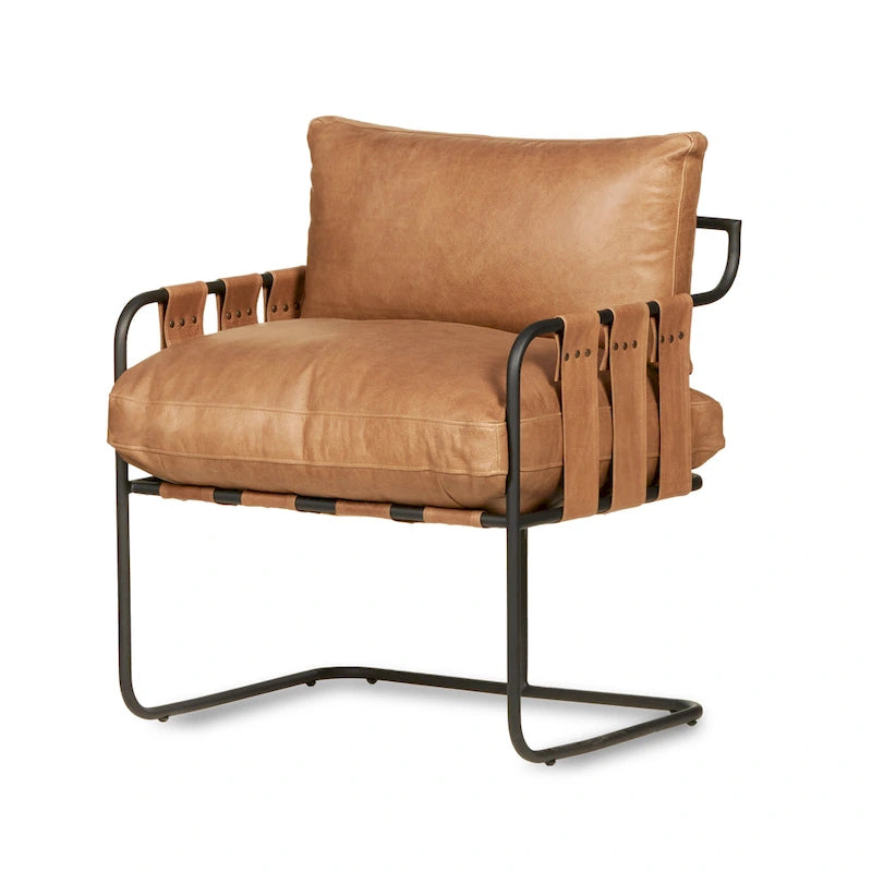 Fauteuil d'appoint en cuir