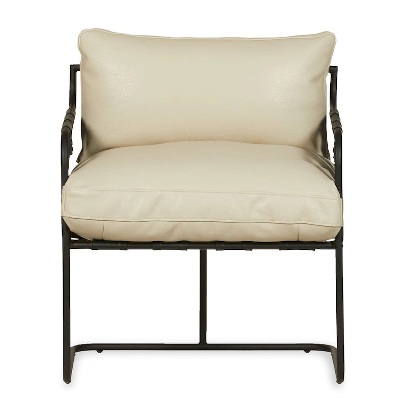 Fauteuil d'appoint en cuir