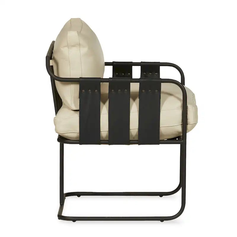 Fauteuil d'appoint en cuir