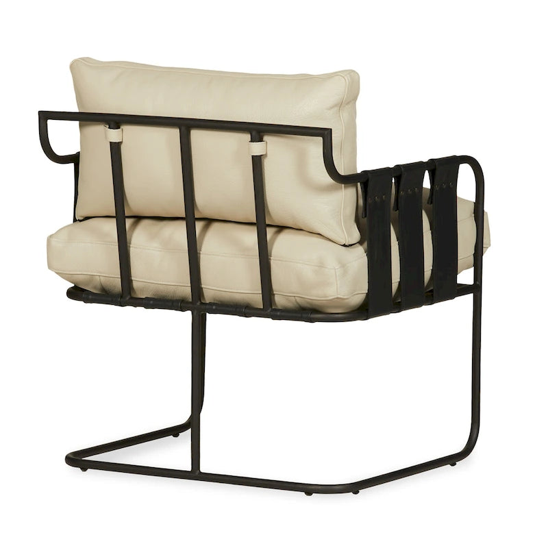 Fauteuil d'appoint en cuir