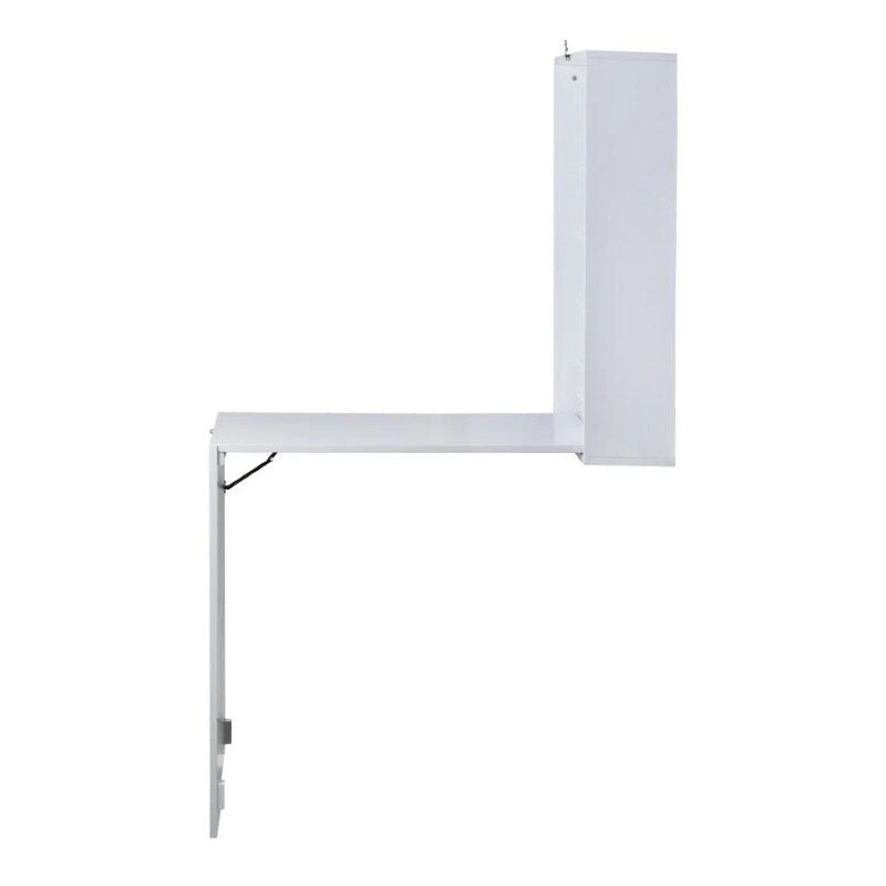 Meuble mural de bureau pliable avec tableau noir