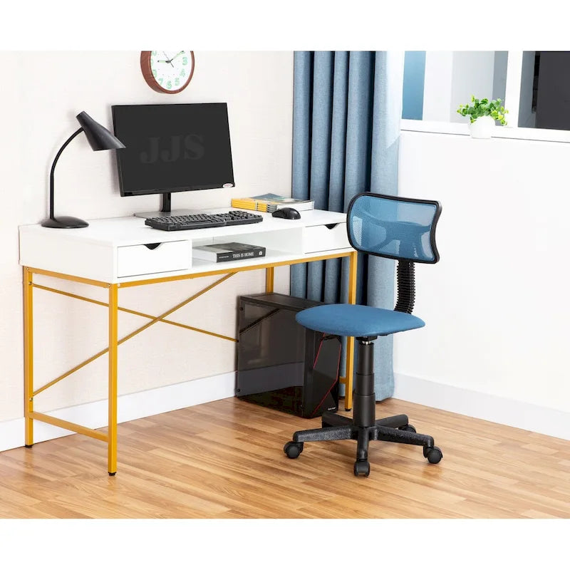 Bureau avec tiroirs, grand bureau contemporain