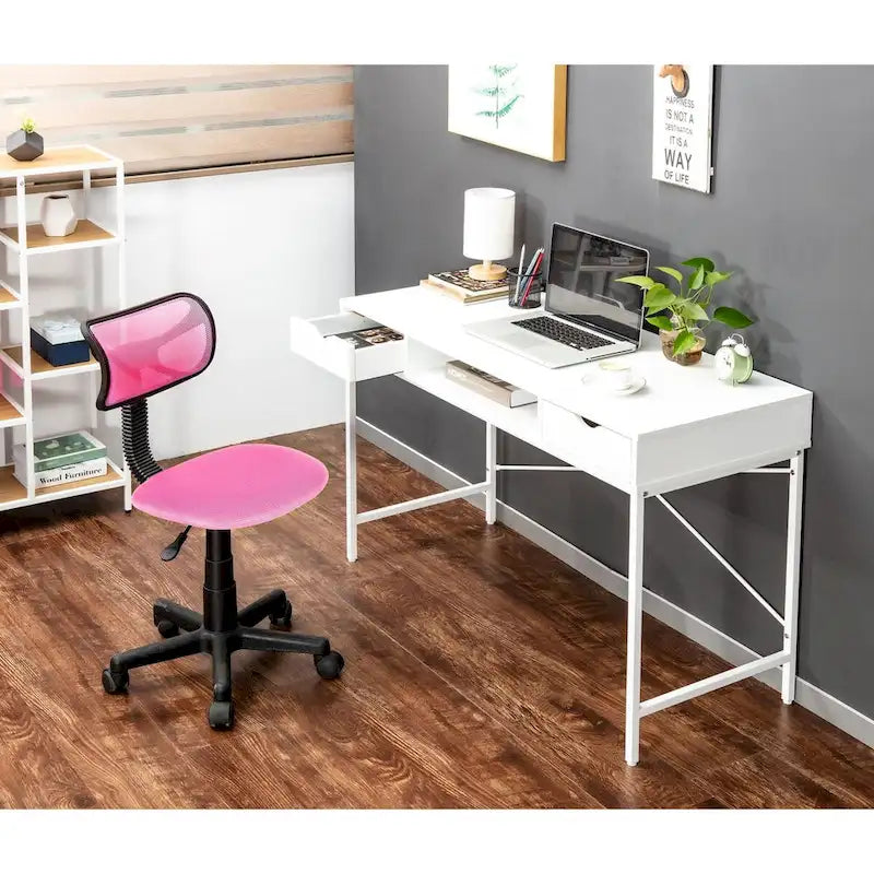 Bureau avec tiroirs, grand bureau contemporain