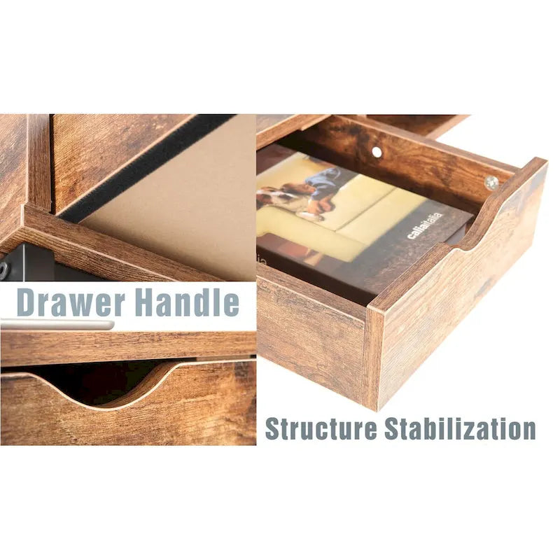 Bureau avec tiroirs, grand bureau contemporain