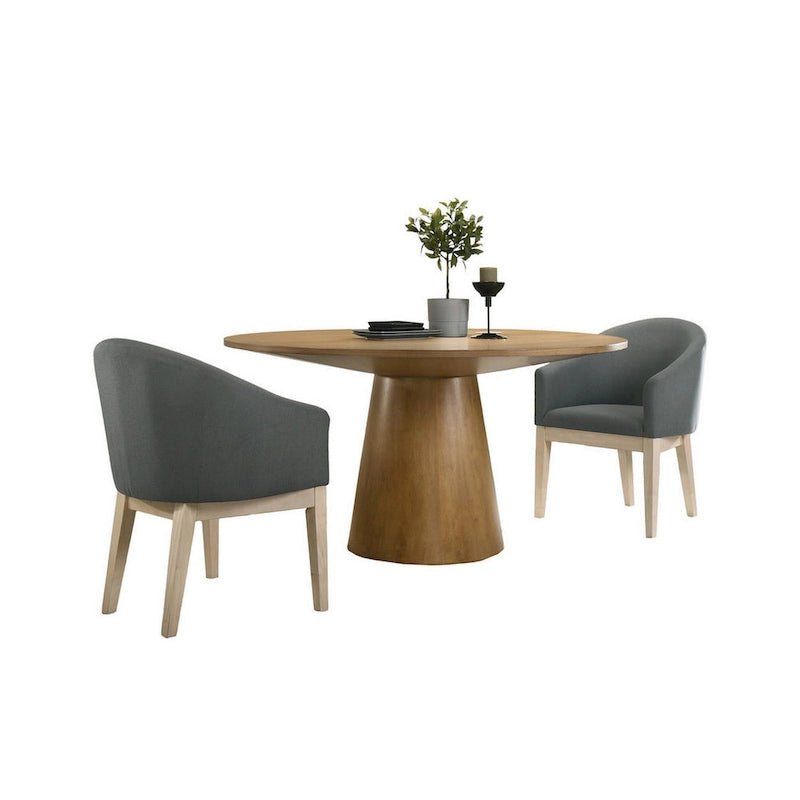 Table et chaises rondes, Siège tonneau
